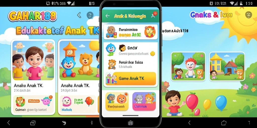 Tampilan antarmuka GAHAR188 yang ceria dan interaktif.